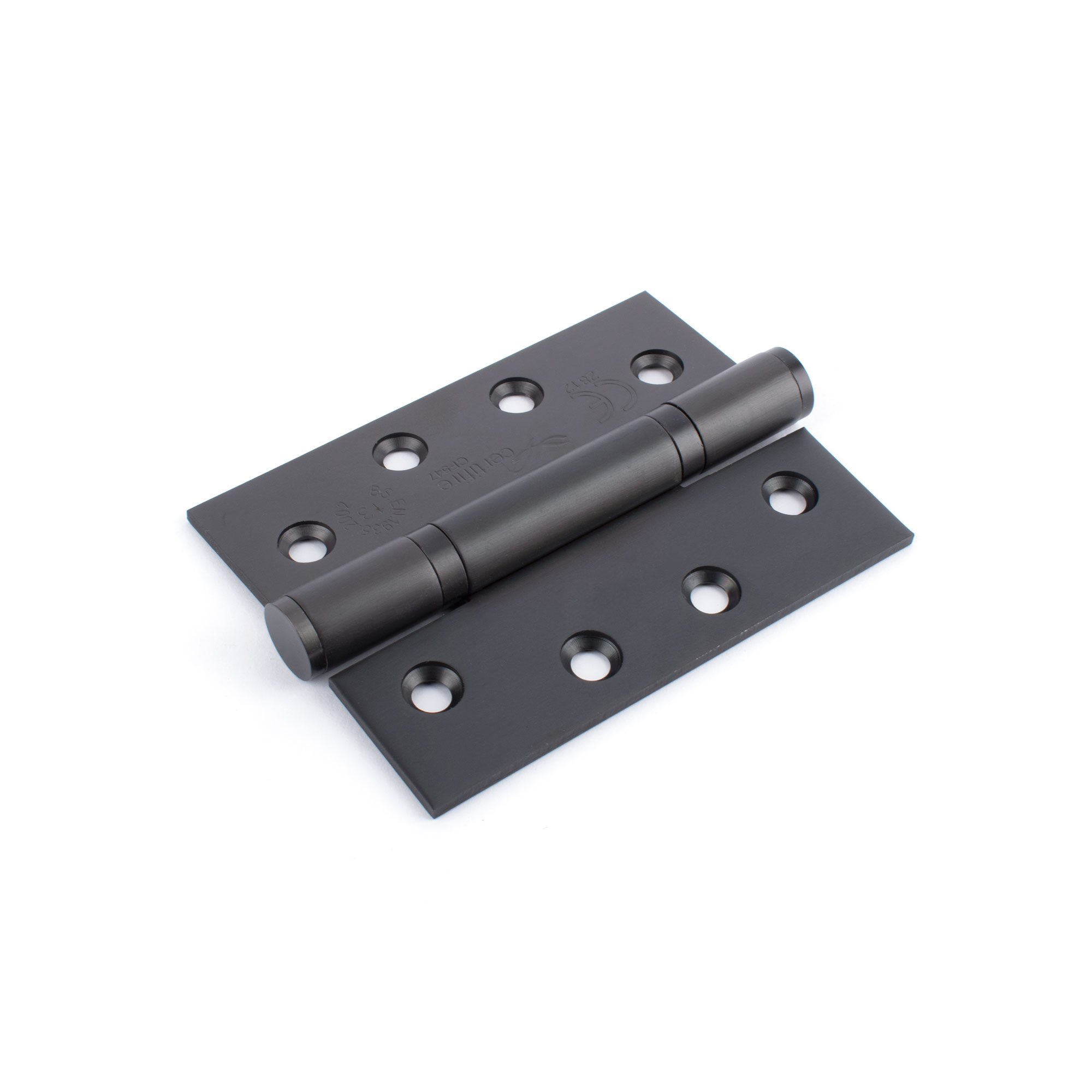 Sox Atom 4 Inch Stainless Steel Hinges Square Edge (2 Pack) - Dark Bronze